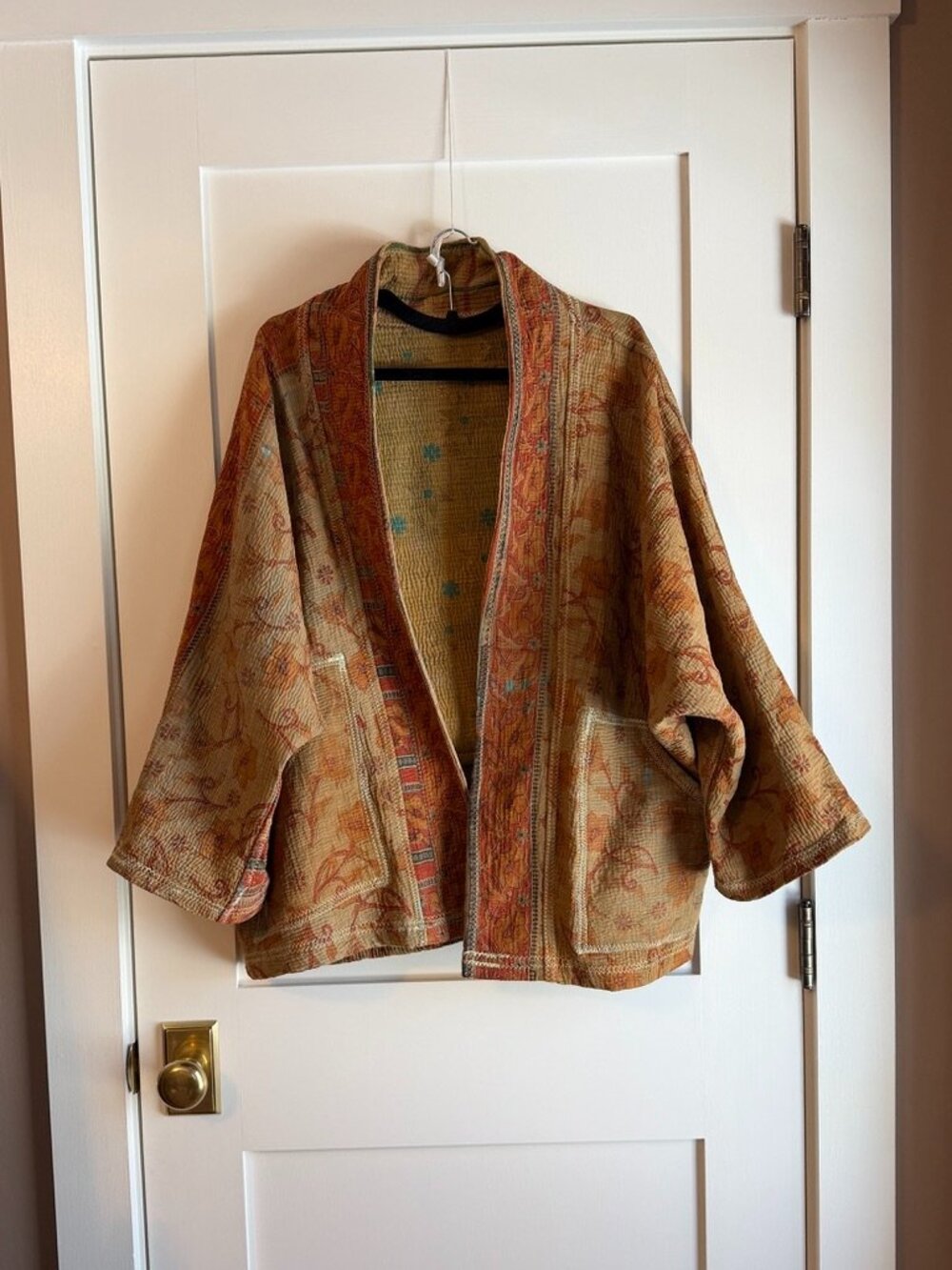 Reversible Kantha Coat from Zeeland